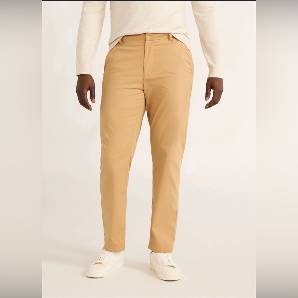 Free Assembly Carmel Twist Men’s Commuter Pants, Size Medium